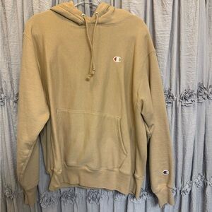 Champion Tan Hoodie Sweatshirt